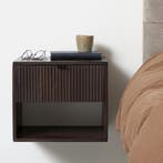 *WOONWINKEL* Hangend Nachtkastje Walnoot, Verzenden, Nieuw