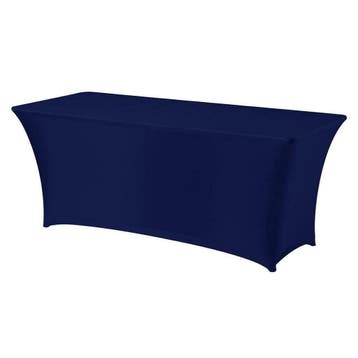 Tafelhoes rechthoek Symposium 183x76x73cm Donkerblauw hoes, Overige materialen, Nieuw, 150 tot 200 cm, 50 tot 100 cm