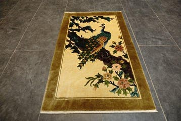 Chinaanse zijde - Tapijt - 96 cm - 62 cm, Nieuw