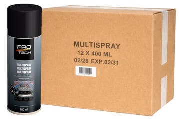 Pro tech multispray 12 stuks, 400ml, Verzenden, Nieuw