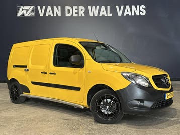 Mercedes-Benz Citan 109CDI 90pk L3H1 XL Euro6 Airco | Camera, Stof, Gebruikt, Dealer onderhouden, Lease