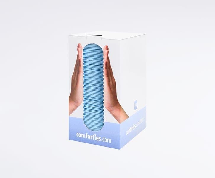 Comforties Dental Bibs, patienten servetten blauw 100 stuks, Diversen, Verpleegmiddelen, Nieuw, Verzenden