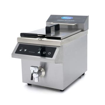 Inductie frituurpan | 60–190°C | RVS | Touchbediening, Zakelijke goederen, Verzenden, Nieuw in verpakking
