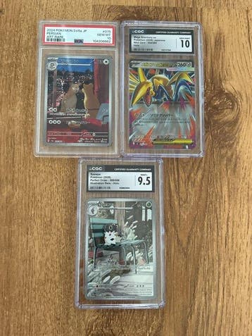 Pokémon - 3 Graded card - Persian, Skarmory - PSA 10 -, Nieuw