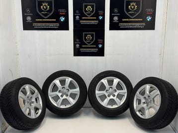 Org.Audi A4 bj2011 sportvelgenset met winterbanden 225/55R16, Gebruikt, 16 inch, Banden en Velgen, Winterbanden