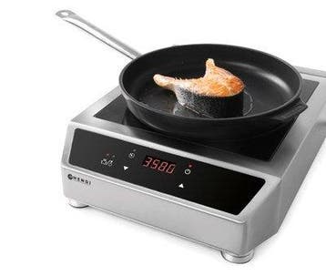 Hendi Inductiekookplaat voor Pannen van 14-28cm | 3500Watt, Verzenden, Nieuw in verpakking