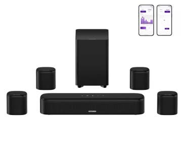 7.1 Soundbar met Subwoofer Surround Speakers App, Verzenden, Nieuw