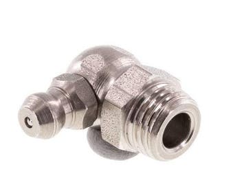 90° Haakse Smeernippel RVS M10x1 DIN 71412, Verzenden, Nieuw