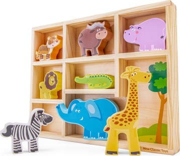 New Classic Toys® Houten Safari Dieren Speelgoed -, Verzenden, Nieuw