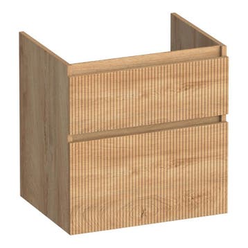 Brauer Delight Wavy - Onderkast - 60 cm - met 2 Softclose, Ophalen of Verzenden, Nieuw