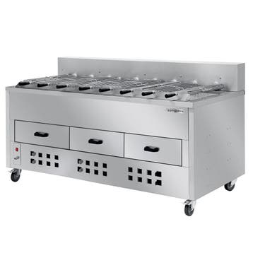 GGM Gastro | Houtskoolgrill - voor Adana- en shish kebab - |, Tuin en Terras, Verzenden, Nieuw, GGM Gastro