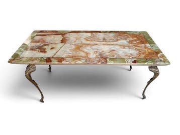 Salontafel - Onyx, Brons