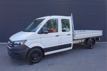 Volkswagen Crafter 140pk Facelift L4 Dubbele cabine 7-zit Op, Gebruikt, Euro 6, Volkswagen, Wit