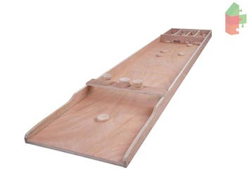 Sjoelbak Wedstrijd Met Stenen - 200X41 Cm (Buitenspeelgoed), Ophalen of Verzenden, Nieuw