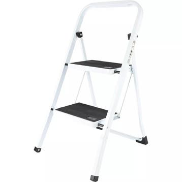Benson Huishoudtrap 2 treden actiemodel - EN14183, Doe-het-zelf en Verbouw, Ladders en Trappen, Ophalen of Verzenden, Nieuw