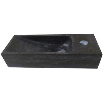 Wiesbaden Raw - Fontein - Rechts - 38x14x8cm - Hardsteen, Ophalen of Verzenden, Nieuw