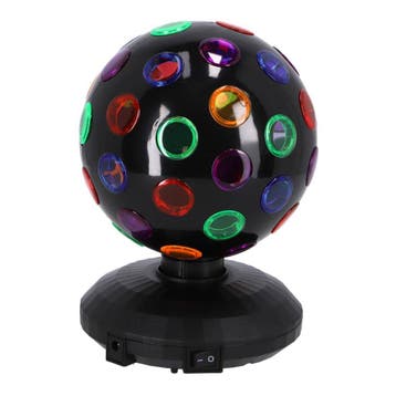 Party Time LED Discobal 12,5 cm Zwart (Overige), Verzenden, Nieuw