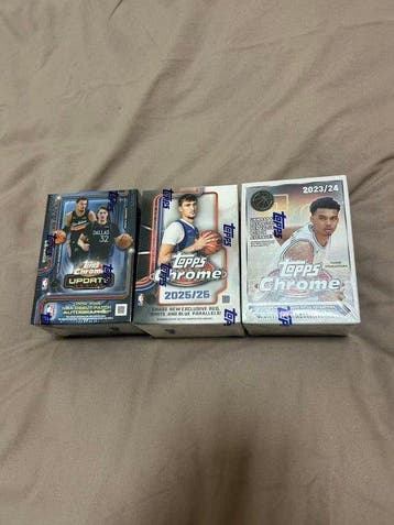 2025/26, 2023/24 Topps Chrome Basketball Victor Wembanyama,, Nieuw