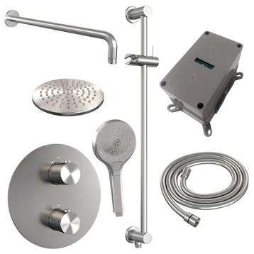 Brauer Brushed Edition Thermostatische Regendoucheset Inbouw, Ophalen of Verzenden, Nieuw