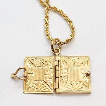 Ketting met hanger - 18 karaat Geel goud