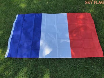 Franse Vlag - Blauw Wit Rood Polyester - 60x90cm & 90x150cm, Verzenden, Nieuw