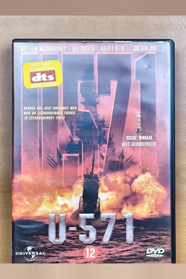 DVD U-571 2000 Harvey Keitel Bill Paxton Matthew McConaughey, Cd's en Dvd's, Dvd's | Actie, Verzenden