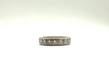 Ring - 18 karaat Witgoud - 0.66ct. tw. - Diamant, Nieuw
