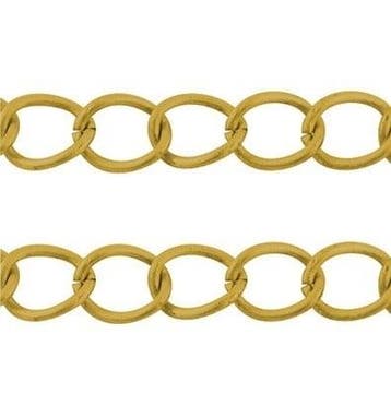 50 cm Jasseron ketting 6 x 3 x 0,7 mm – goudkleur, Ophalen of Verzenden, Nieuw, Overige typen