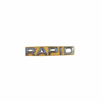 Škoda Rapid (NH) embleem - chroom, Ophalen of Verzenden, Nieuw, Skoda