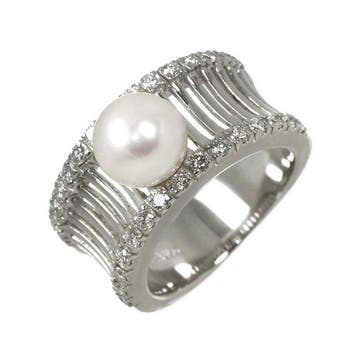 Mikimoto - Ring Platina, Sieraden, Tassen en Uiterlijk, Nieuw