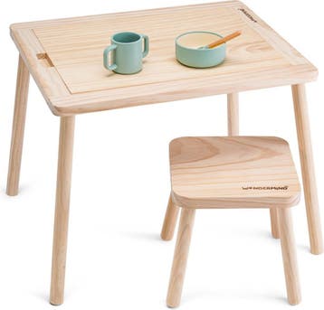 Premium Massief Houten Bouwtafel Set + Triple Bonus, Ophalen of Verzenden, Zo goed als nieuw