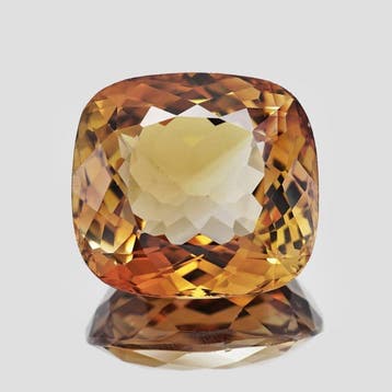 1 pcs Oranje, Geel Topaas - 73.82 ct - nternational Colored, Nieuw