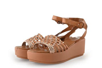 Inuovo Sandalen in maat 41 Cognac, Kleding | Dames, Overige kleuren, Verzenden, Inuovo, Sandalen of Muiltjes
