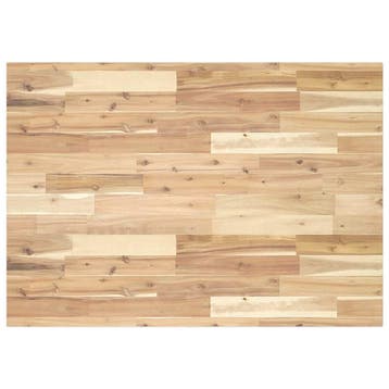 vidaXL Bureaublad 100x70x2 cm onbehandeld massief acaciahout, Verzenden, Nieuw