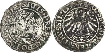 Grosz 1535, Polen Sigismund I 1506-1548, Verzenden