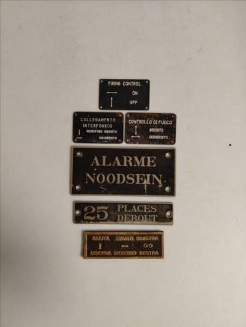Reclamebord (6) - Industrieel - Serigrafie - Jaren zestig