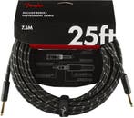 Fender Deluxe instrument kabel 7.5m zwart tweed, Muziek en Instrumenten, Verzenden, Nieuw