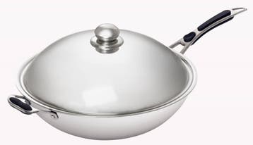 Horeca Wokpan Ronde Bodem + Deksel | 36cmØ, Verzenden