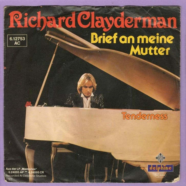 Richard Clayderman – Brief An Meine Mutter / Tenderness (7-, Cd's en Dvd's, Vinyl Singles, Ophalen of Verzenden