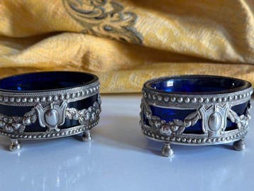 Zout- en pepervaatjes (2) - Cobalt - Premium Empire, Art