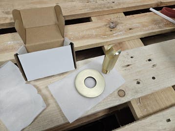 Handdouchehouder BWS Plus Mat Goud, Doe-het-zelf en Verbouw, Ophalen of Verzenden, Nieuw, Douche