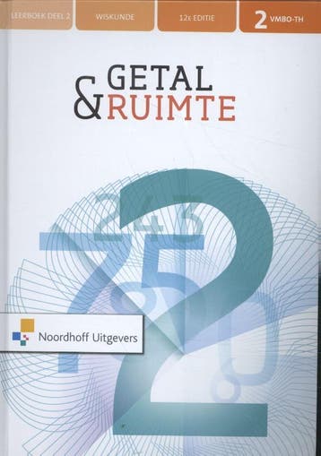 Getal en ruimte 12e ed 2 vmbo th deel 2 9789001900168, Boeken, Verzenden, Zo goed als nieuw