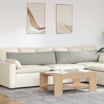 vidaXL Sofa Kussens 2 stuks Lichtgrijs 145 x 40 cm Stof, Huis en Inrichting, Woonaccessoires | Kussens, Verzenden, Nieuw