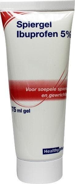 Healthypharm Ibuprofen gel - 75ml, Verzenden, Nieuw