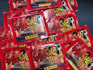 Panini 18 Bustine Sigillate Supercalcio Panini 1998/99 –, Nieuw