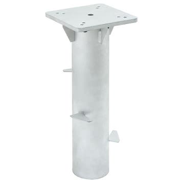 vidaXL Parasolvoet voor in de grond 16x16x39,5 cm staal, Verzenden, Nieuw, Parasolvoet