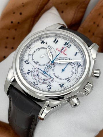 Omega - De Ville Co-Axial 41 Chronoscope Olympic Collection, Sieraden, Tassen en Uiterlijk, Nieuw