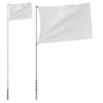 Vlaggenmast 5.55m Aluminium | Tweedekansje | OP=OP, Ophalen of Verzenden, Nieuw