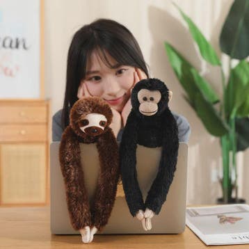 Lange Arm Aap, Luiaard, Orang-oetan & Lemur Pluche Speelgoed