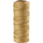 Bamboekoord, dikte 1 mm, goud, 65 m/ 1 rol, Hobby en Vrije tijd, Stoffen en Lappen, Nieuw